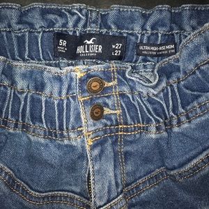 vintage hollister ultra high rise mom jeans